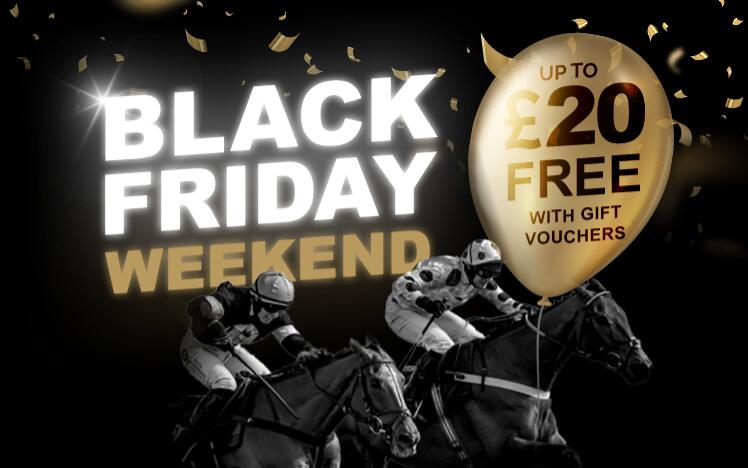 Treat someone with a black friday gift voucher to enjoy live horse racing at Chepstow Racecourse. A unique Christmas present 